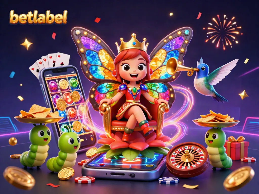 betlabel casino showcases excitement with vibrant visuals of games, celebrating wins and fun